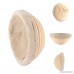 ESHOO Round Banneton Bread Proofing Basket with Liner 5/7/8/9/10 Inch - B01G2UZAJM